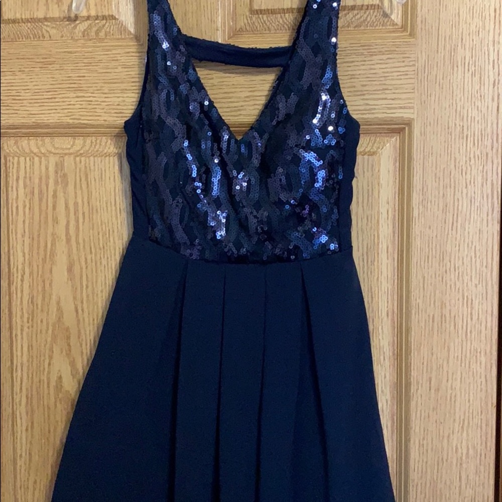 Navy blue sequin dress ( My Michelle )